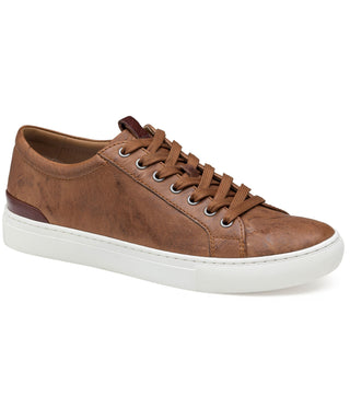 Johnston & Murphy Banks Lace to Toe Sneakers - Tan