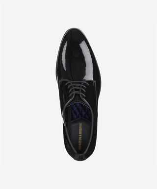 Johnston & Murphy Gavney Plain Toe Shoes - Black