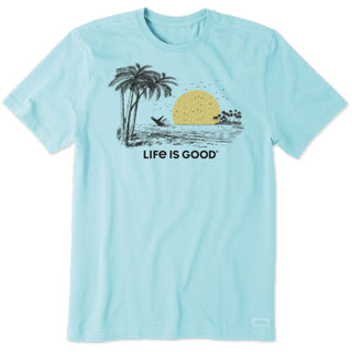 Life Is Good Breach Crusher T-Shirt - Beach Blue