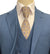 Mazari Vested Suit - Paris 6100 French Blue