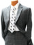 Charcoal Windowpane Modern Fit Suit
