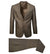 MDZ Modern Fit Suit - Dark Taupe