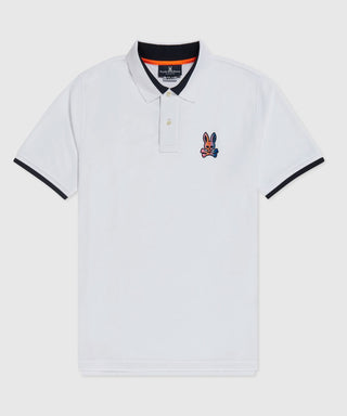 Psycho Bunny Dylan Gradient Polo - White