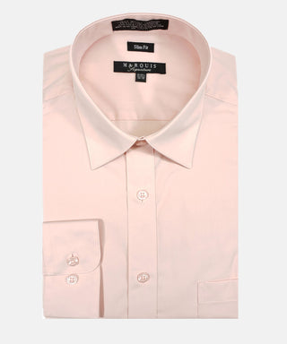 Marquis Slim Fit Dress Shirt - Blush Pink