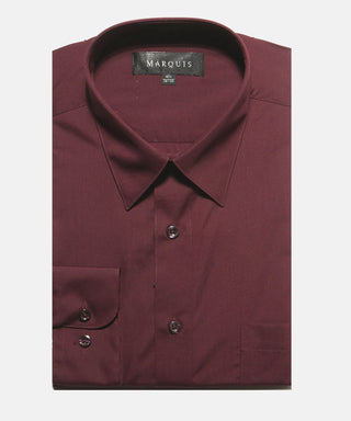 Marquis Modern Fit Dress Shirt - Burgundy