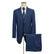 Mazari Vested Modern Fit Pinstripe Suit - Paris Navy 7000