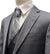 Mazari Vested Modern Fit Suit - Paris Charcoal 6100