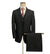 Mazari Pinstripe Vested Modern Fit Suit - Paris Black 7000