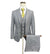 Mazari Vested Slim Fit Suit - Paris Silver 1525