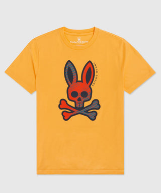 Psycho Bunny Denton Graphic Tee - Orange Pop