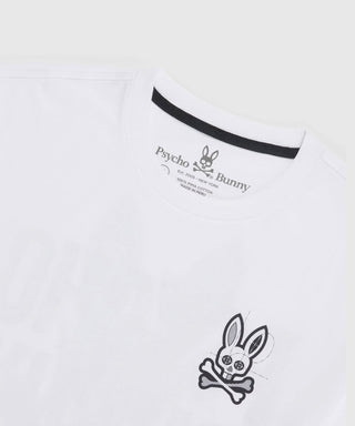 Psycho Bunny Depoe Bunny Back Graphic Tee - White