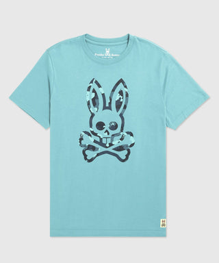 Psycho Bunny Howgate Graphic Tee - Miami Teal