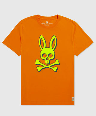 Psycho Bunny Howgate Graphic Tee - Tangelo