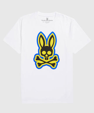Psycho Bunny Patchin Logo Tee - White