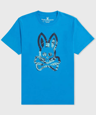 Psycho Bunny Thames Graphic Tee - Seaport Blue