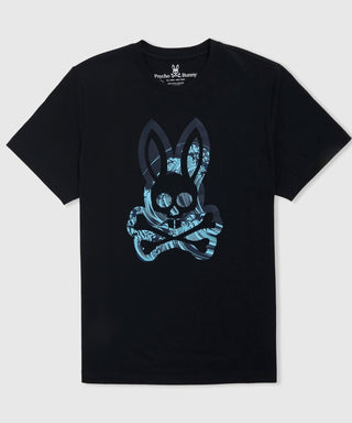 Psycho Bunny Thames Graphic Tee - Black