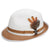 Gordonville Tan Poly Braid Fedora Hat