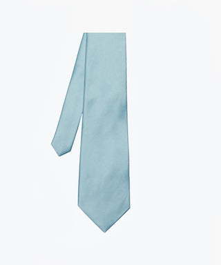 Stacy Adams Solid Tie and Handkerchief - Light Blue