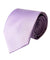 Zenio Skinny Solid Tie - Lavender