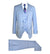 Angelo Rossi Vested Modern Fit Suit - Blue