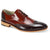 Gala Chocolate Brown/Cognac  Wingtip Oxford Shoes