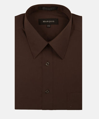 Marquis Modern Fit Dress Shirt - Chocolate