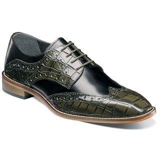 Stacy Adams Tomaselli Olive Wingtip Oxford Shoes