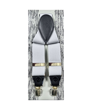 Fratello Clip On Suspenders - Gray