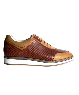 Giovanni Lorenzo Leather Shoe - Cognac Tan