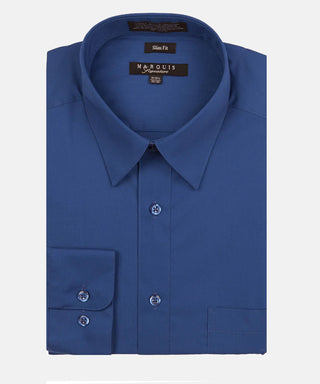 Marquis Slim Fit Dress Shirt - Royal Blue