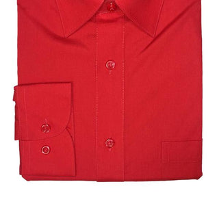 Marquis Red Slim Fit Dress Shirt