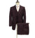 Mazari Vested Modern Fit  Suit - Paris Maroon 6100